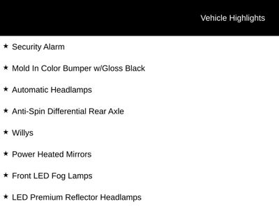 2021 Jeep Wrangler Willys