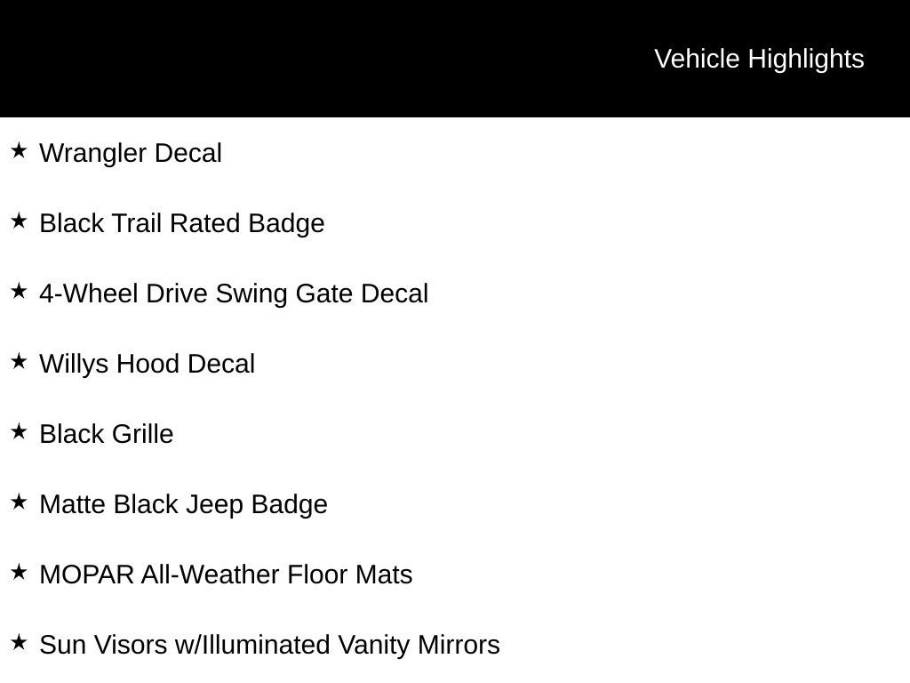 2021 Jeep Wrangler Willys