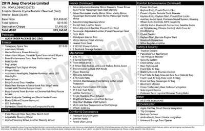 2019 Jeep Cherokee Limited