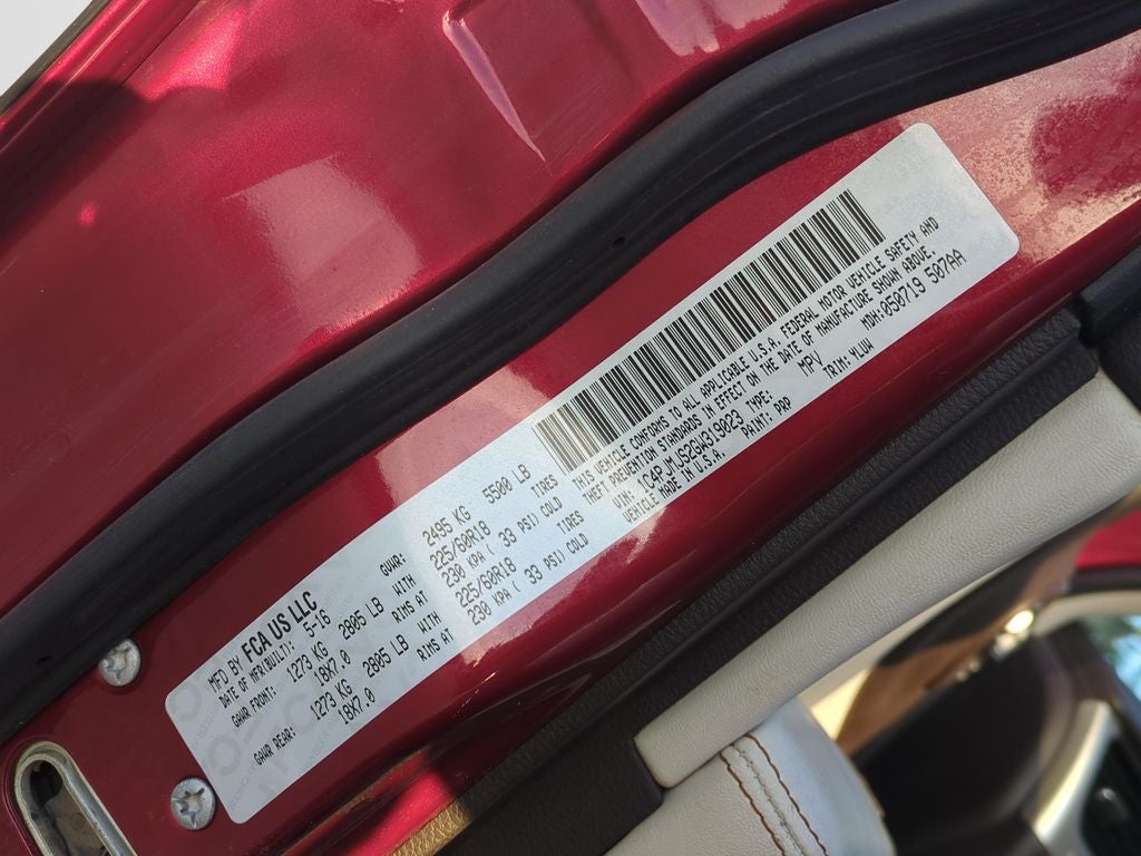 2016 Jeep Cherokee Overland