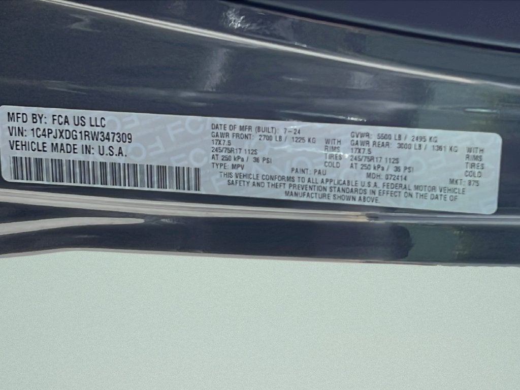 2024 Jeep Wrangler Sport S