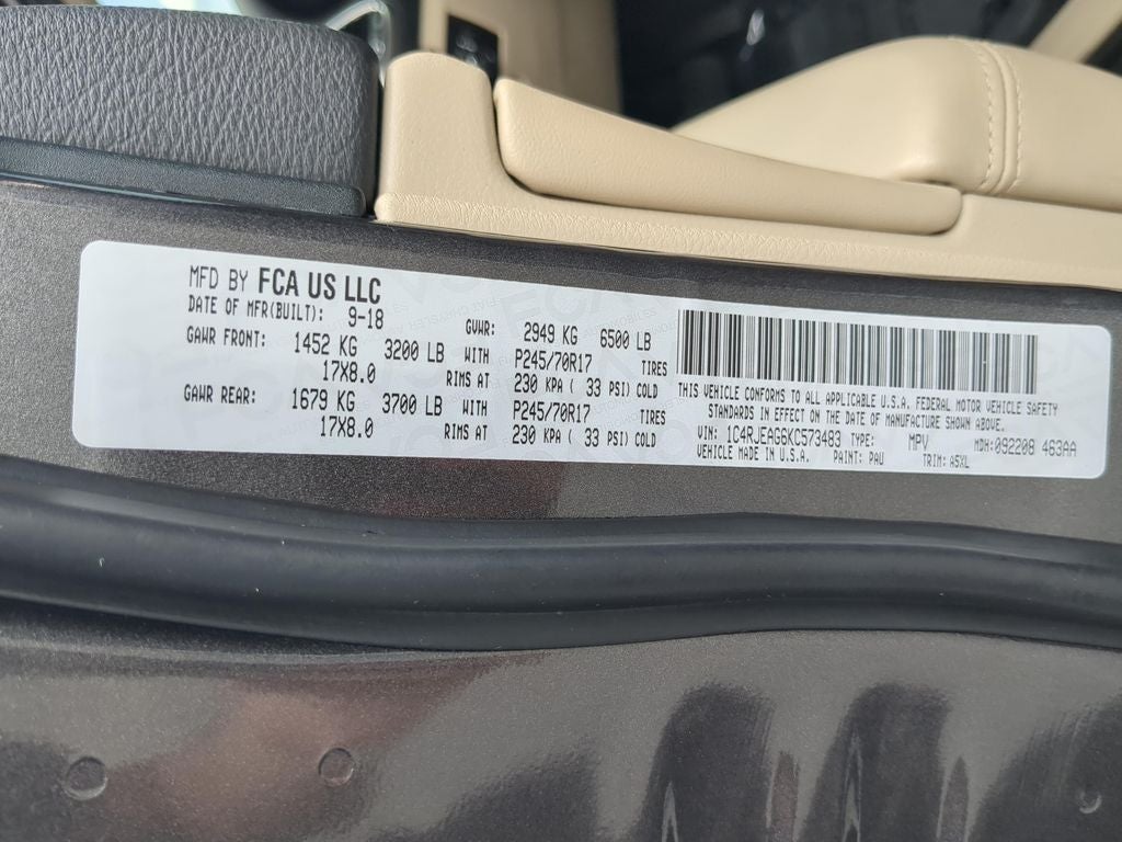 2019 Jeep Grand Cherokee Laredo E
