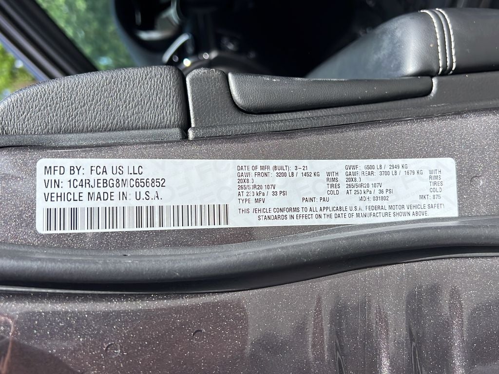 2021 Jeep Grand Cherokee Limited