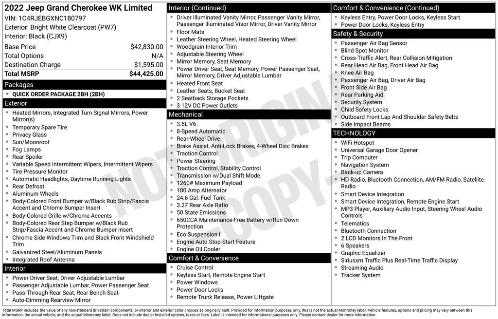 2022 Jeep Grand Cherokee Limited