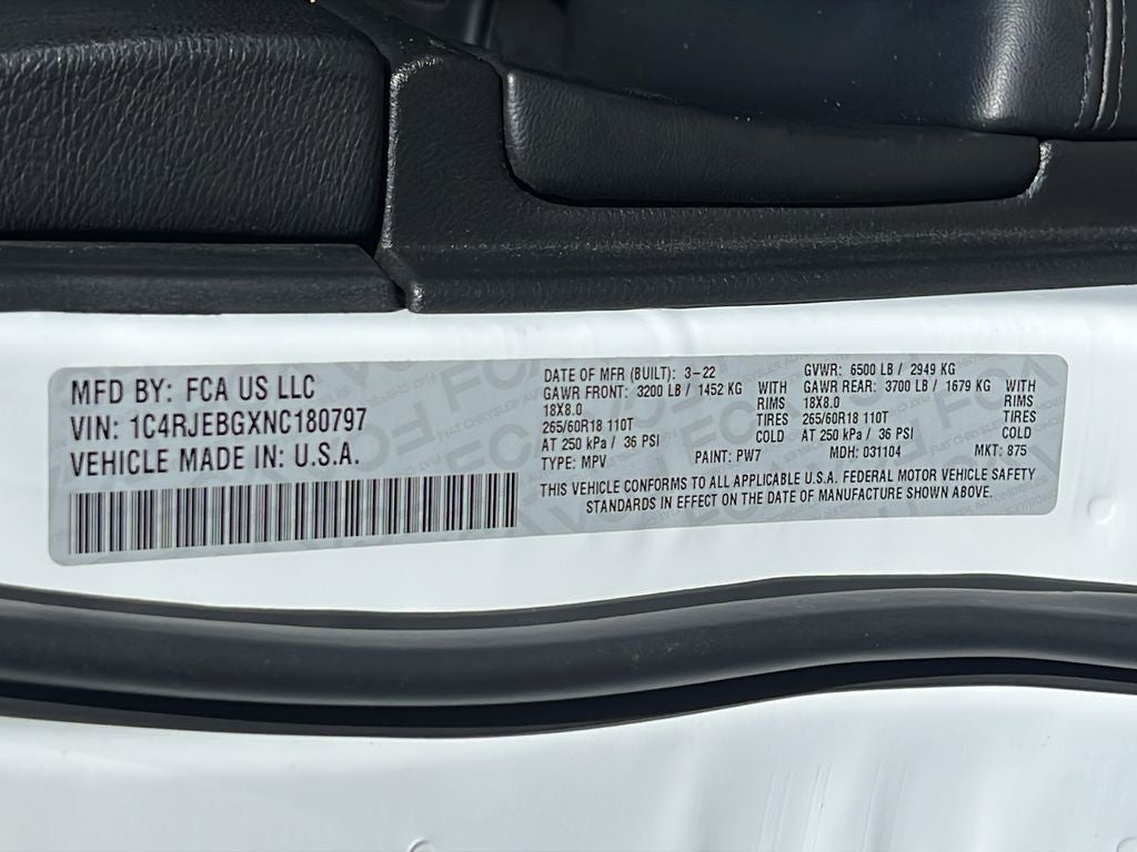 2022 Jeep Grand Cherokee Limited