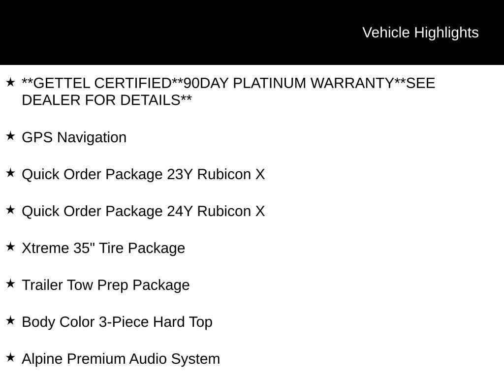 2024 Jeep Wrangler Rubicon X