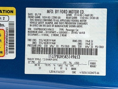 2019 Ford Mustang EcoBoost Premium
