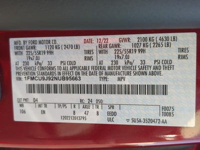 2022 Ford Escape Titanium