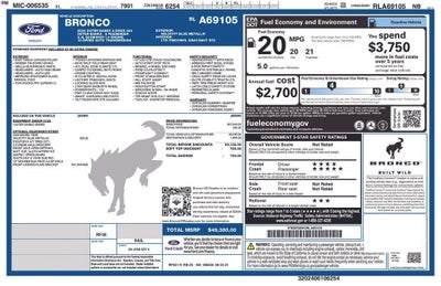 2024 Ford Bronco Outer Banks 4x4