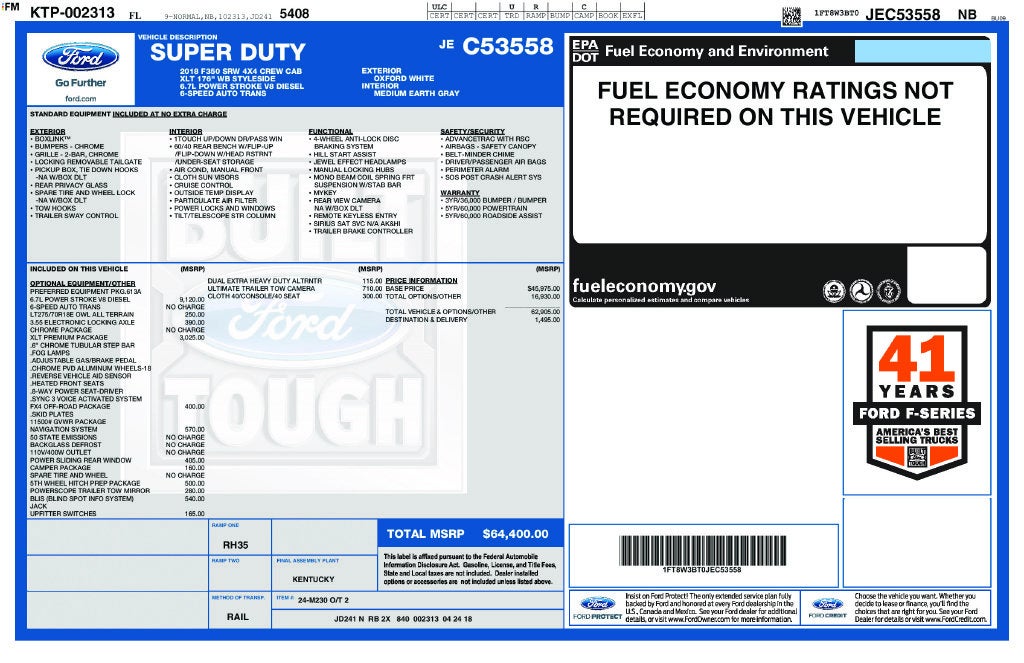 2018 Ford F-350 XLT