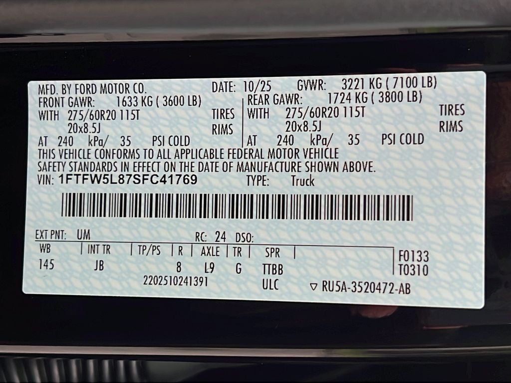 2025 Ford F-150 Lariat
