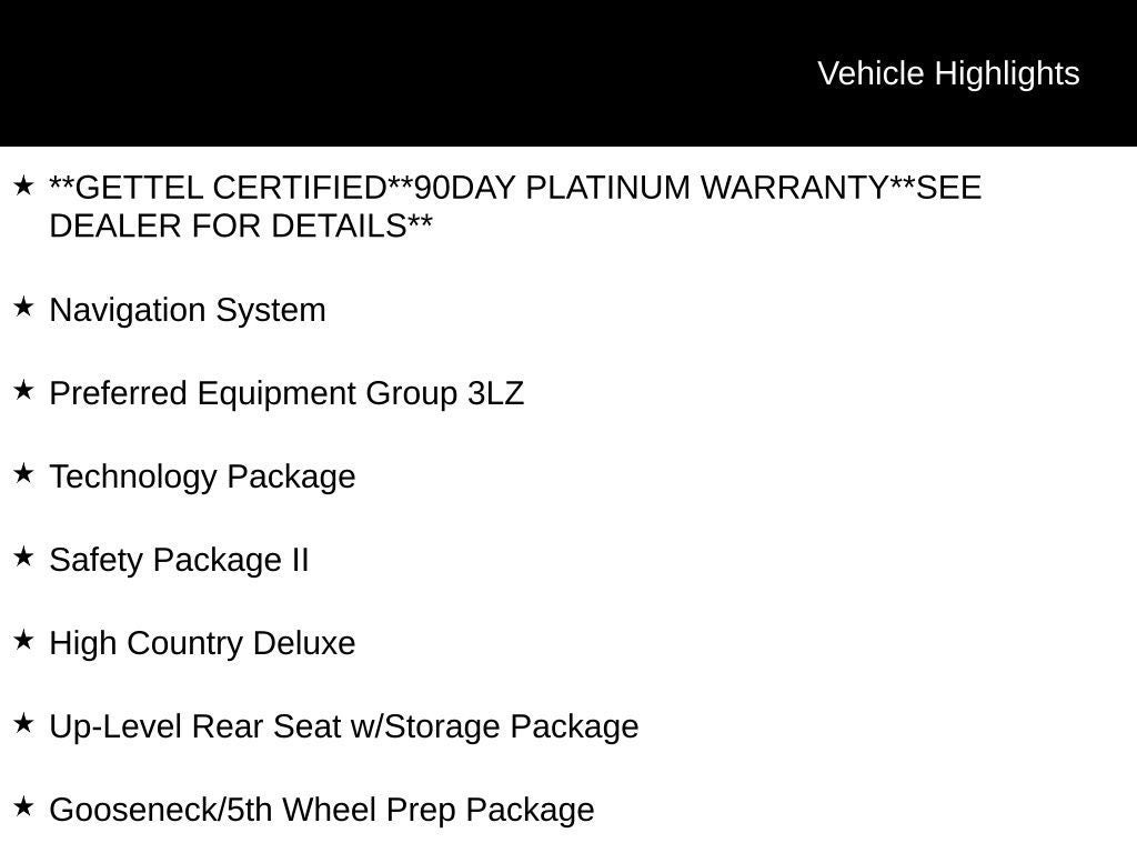 2021 Chevrolet Silverado 2500HD High Country