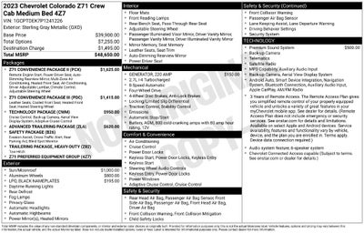 2023 Chevrolet Colorado Z71
