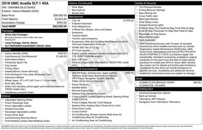 2018 GMC Acadia SLT-1