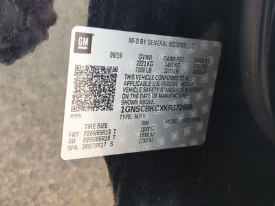 2019 Chevrolet Tahoe LT