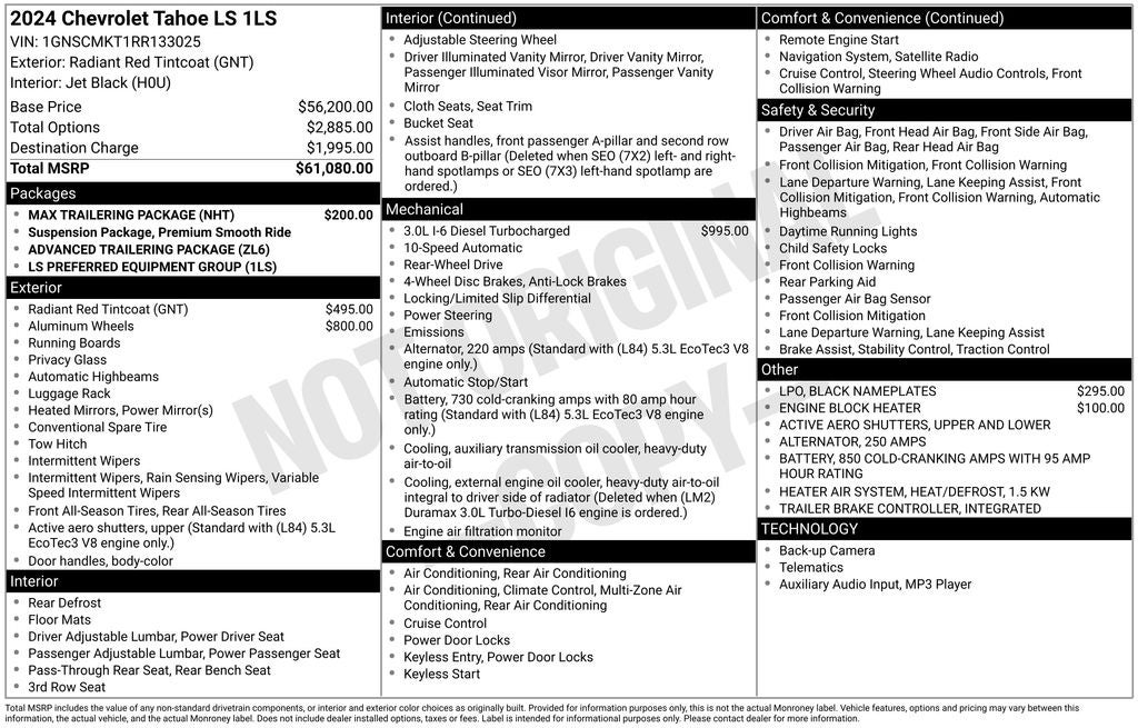 2024 Chevrolet Tahoe LS