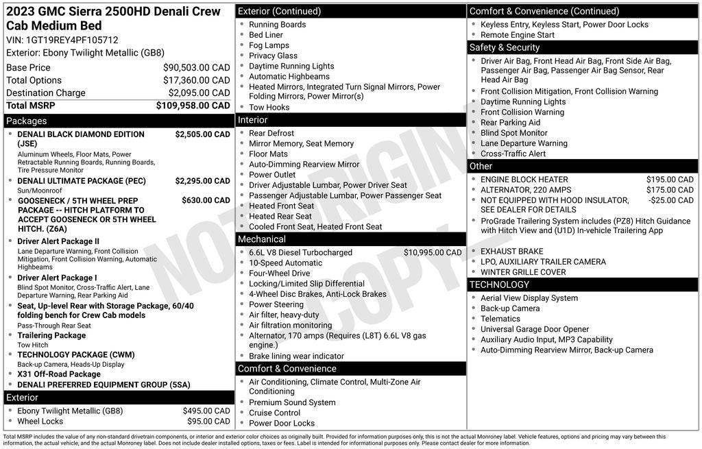 2023 GMC Sierra HD Denali