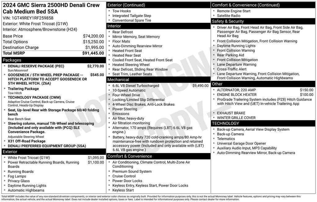 2024 GMC Sierra 2500HD Denali