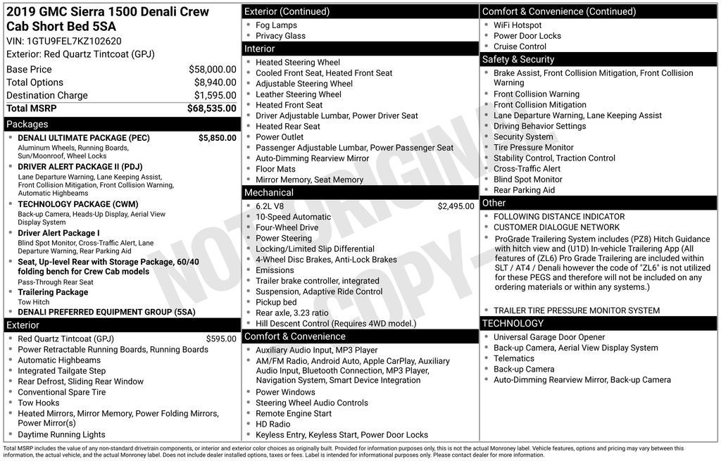2019 GMC Sierra Denali