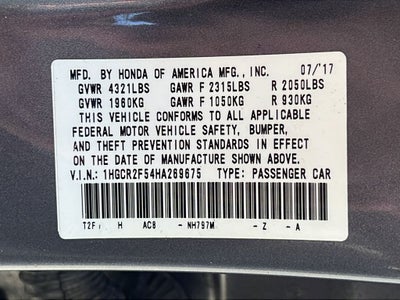 2017 Honda Accord Sport
