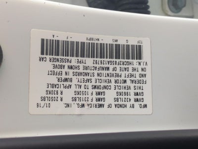 2016 Honda Accord EX-L