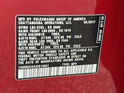 2018 Volkswagen Atlas SEL