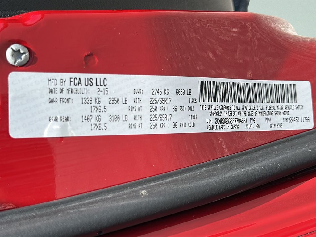 2015 Dodge Grand Caravan SE Plus