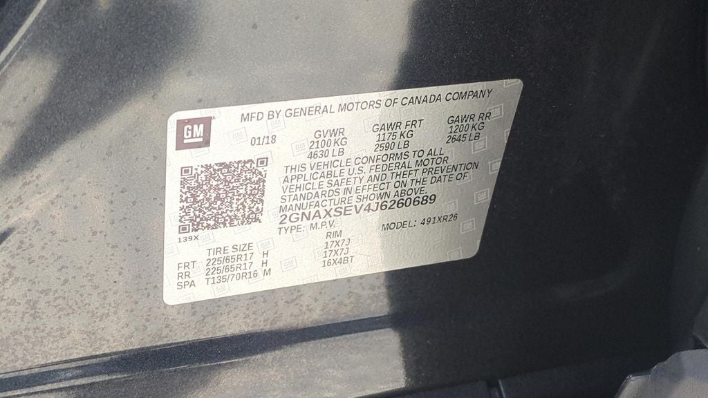 2018 Chevrolet Equinox LT