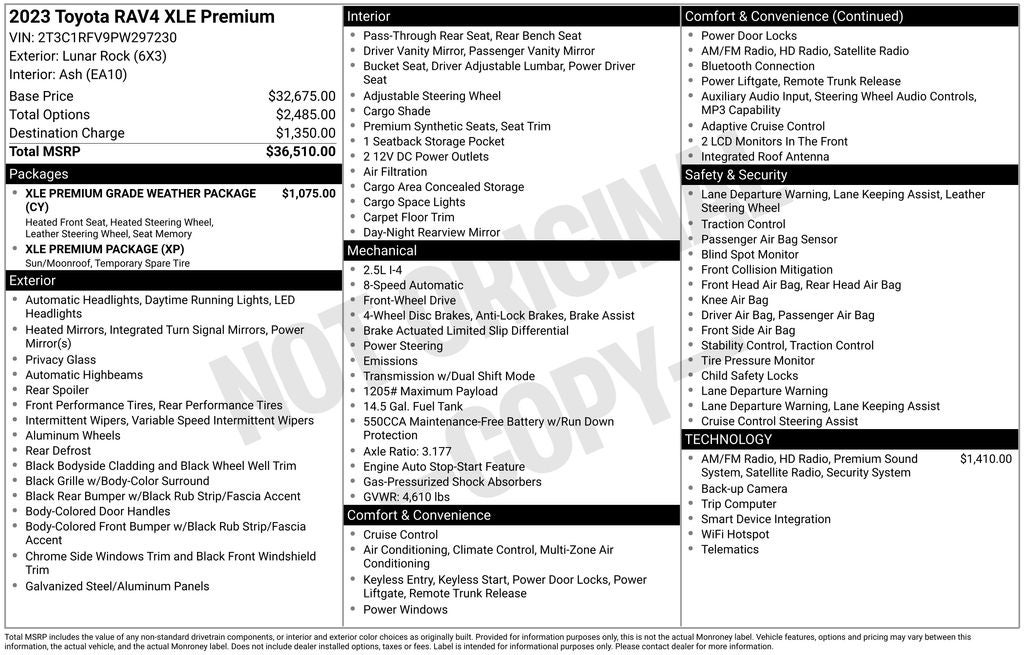 2023 Toyota RAV4 XLE Premium