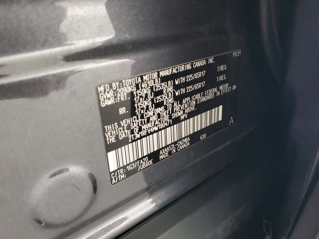 2021 Toyota RAV4 XLE