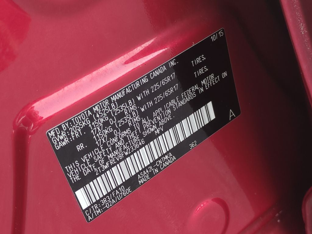 2015 Toyota RAV4 XLE