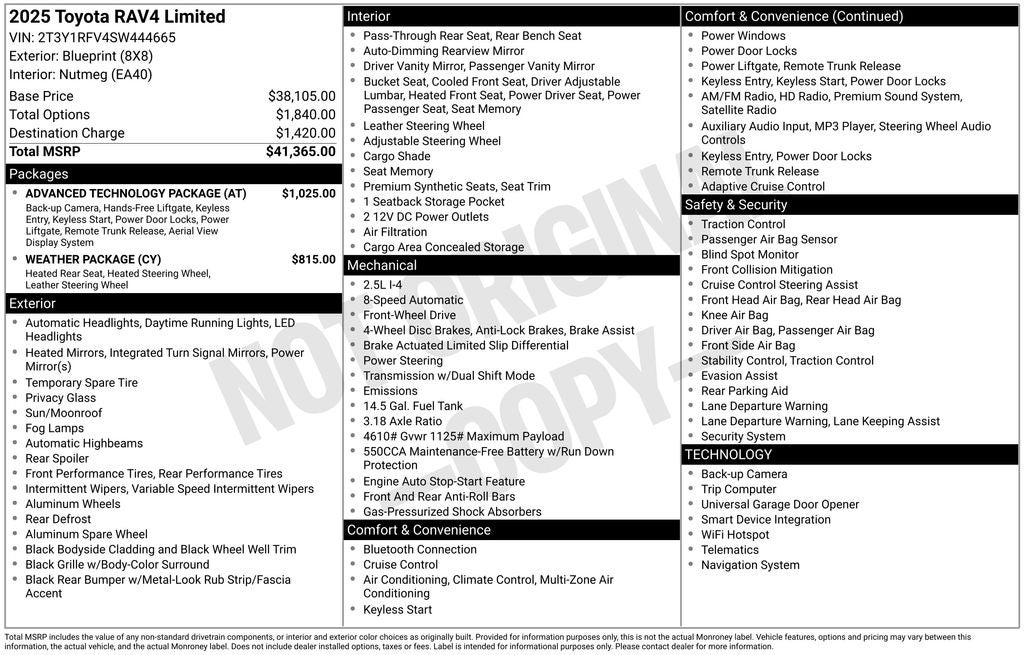 2025 Toyota RAV4 Limited