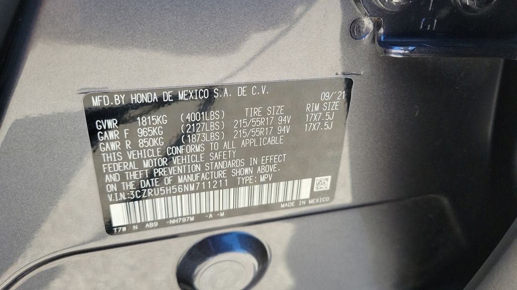 2022 Honda HR-V EX