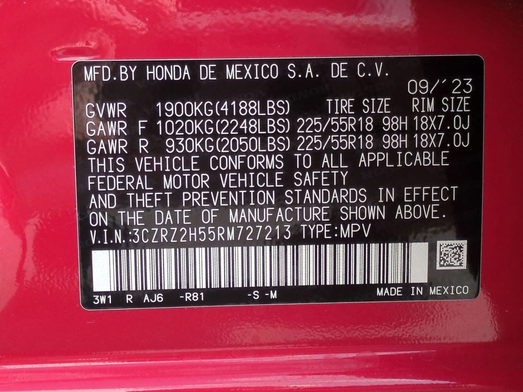 2024 Honda HR-V Sport