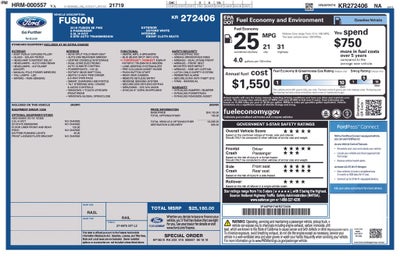 2019 Ford Fusion SE