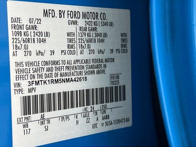 2022 Ford Mustang Mach-E Select