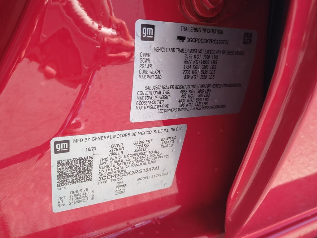 2024 Chevrolet Silverado Custom Trail Boss