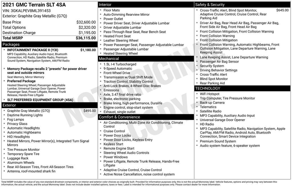 2021 GMC Terrain SLT