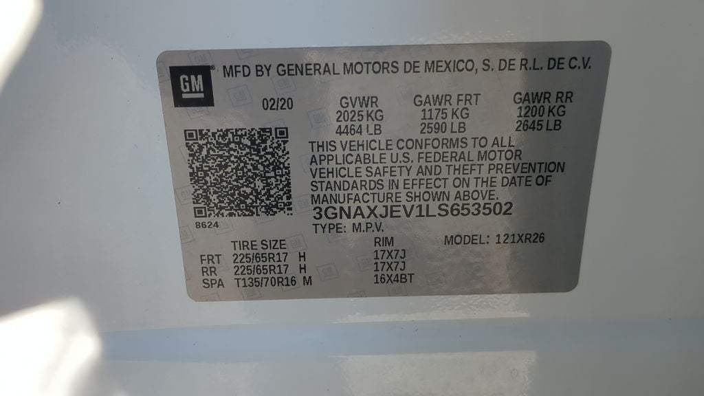 2020 Chevrolet Equinox LT