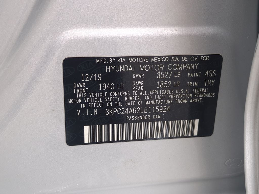 2020 Hyundai Accent SE