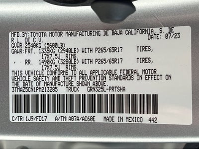 2023 Toyota Tacoma TRD Sport V6