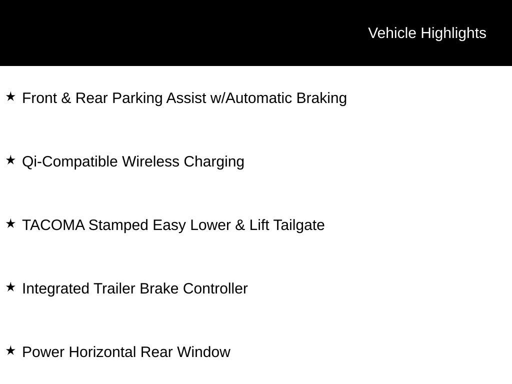 2024 Toyota TACOMA SR5 SR5