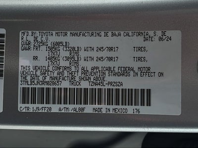 2024 Toyota Tacoma SR5