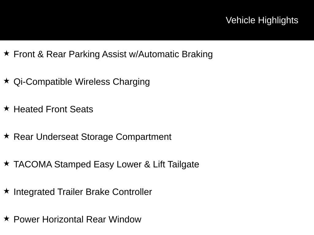 2024 Toyota TACOMA SR5 SR5