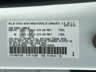 2024 Toyota TACOMA SR5 SR5