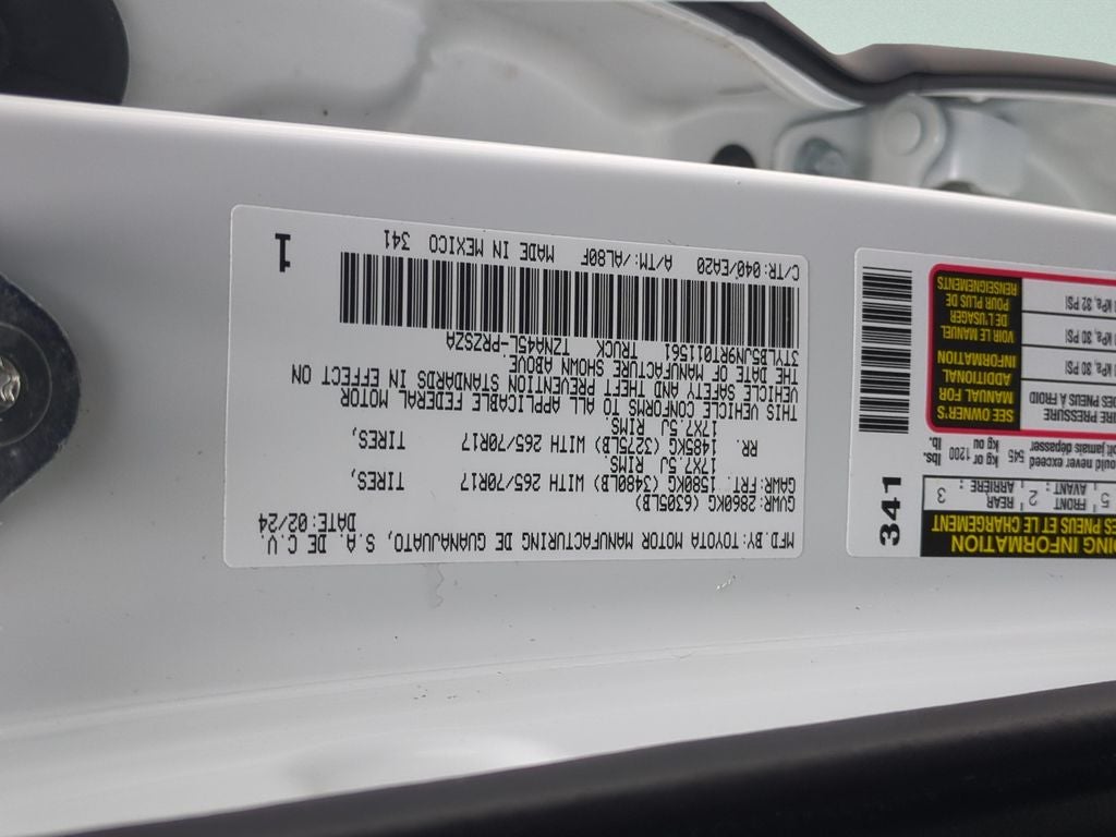 2024 Toyota TACOMA TRD OFFRD TRD Off-Road