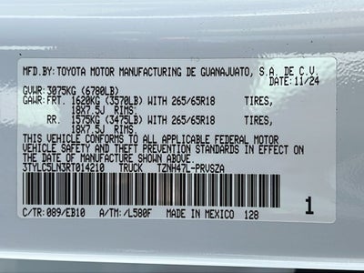 2024 Toyota Tacoma i-FORCE MAX Limited