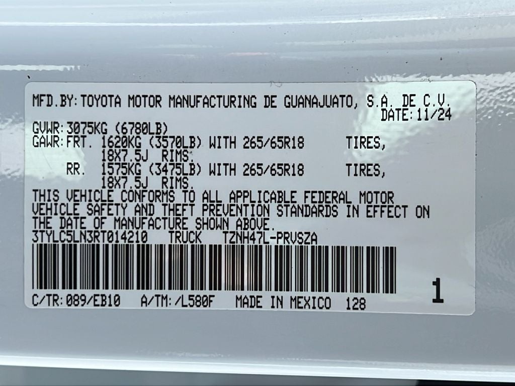 2024 Toyota Tacoma i-FORCE MAX Limited