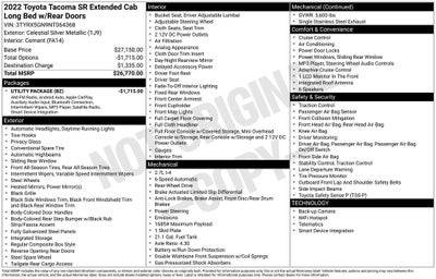 2022 Toyota TACOMA SR SR5