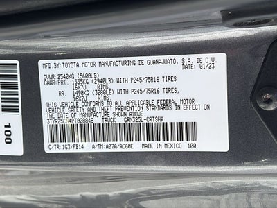 2023 Toyota Tacoma SR V6